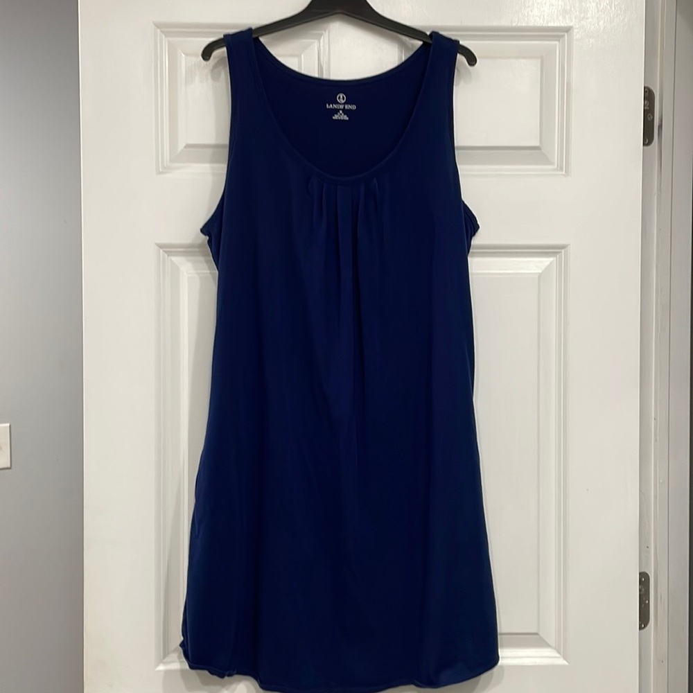 Lands’ End Sundress / Cover Up in Navy